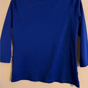 Talbots Kids Royal Blue Long Sleeve Tee